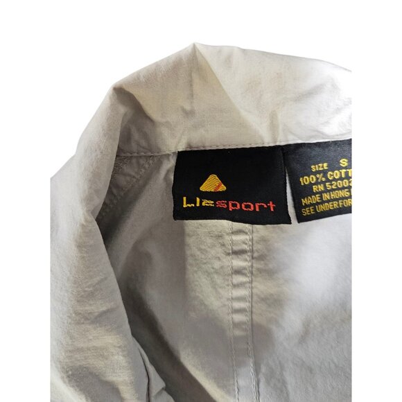Lizsport Liz Claiborne Men's Small Outerwear Vinyage Jacket Pockets Gray - Picture 7 of 11